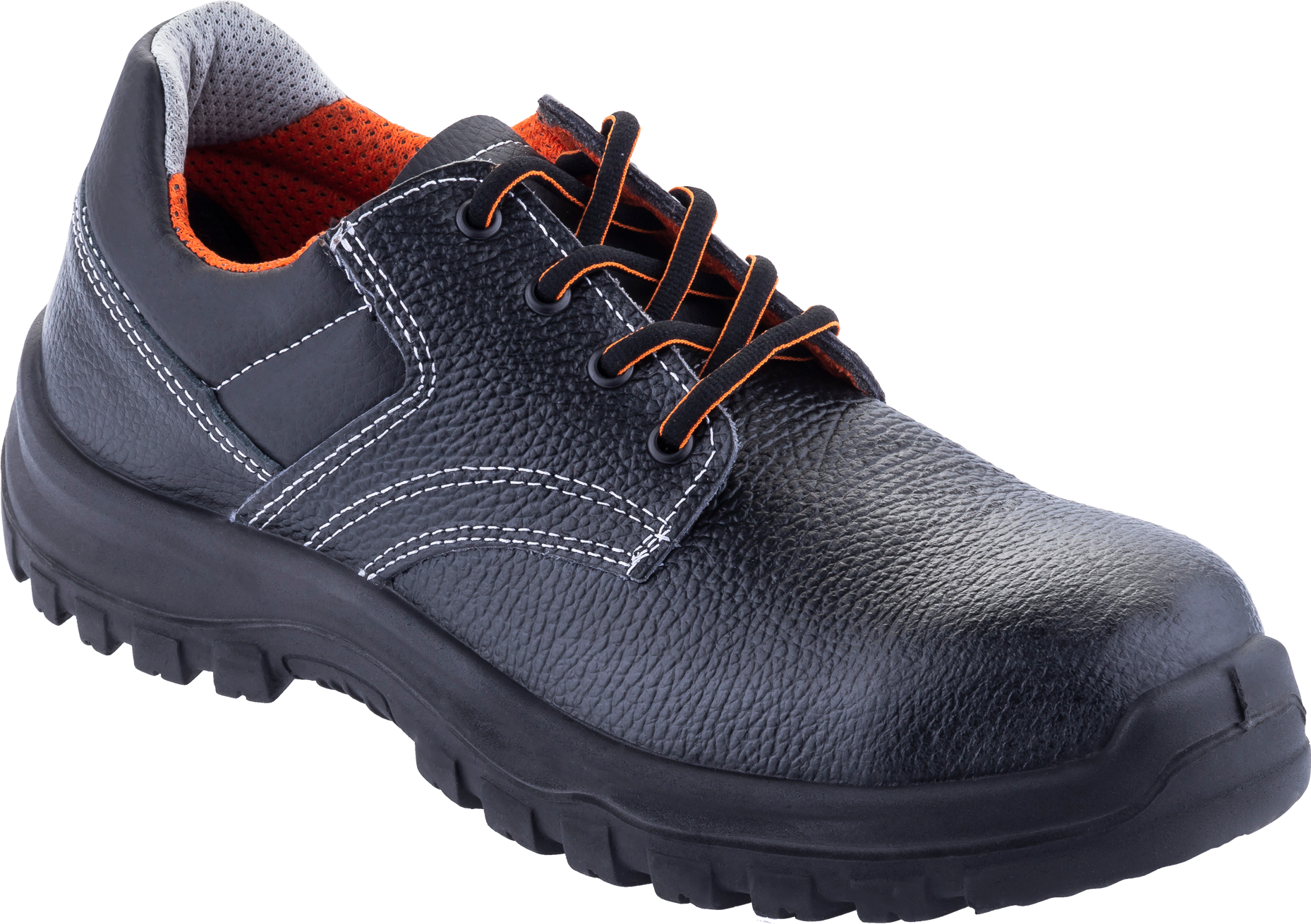 Siyah Hakiki %100 Deri Su Geçirmez Sağlam Dayanıklı Çelik Burun1903