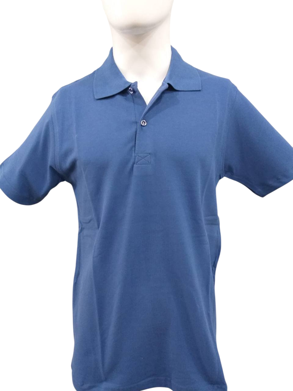 Polo Yaka Tişört MAVİ - S