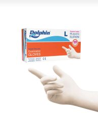Beyaz Lateks Eldiven Pudrasız -100'lü Paket