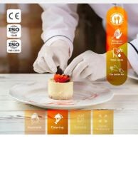 Beyaz Lateks Eldiven Pudrasız -100'lü Paket